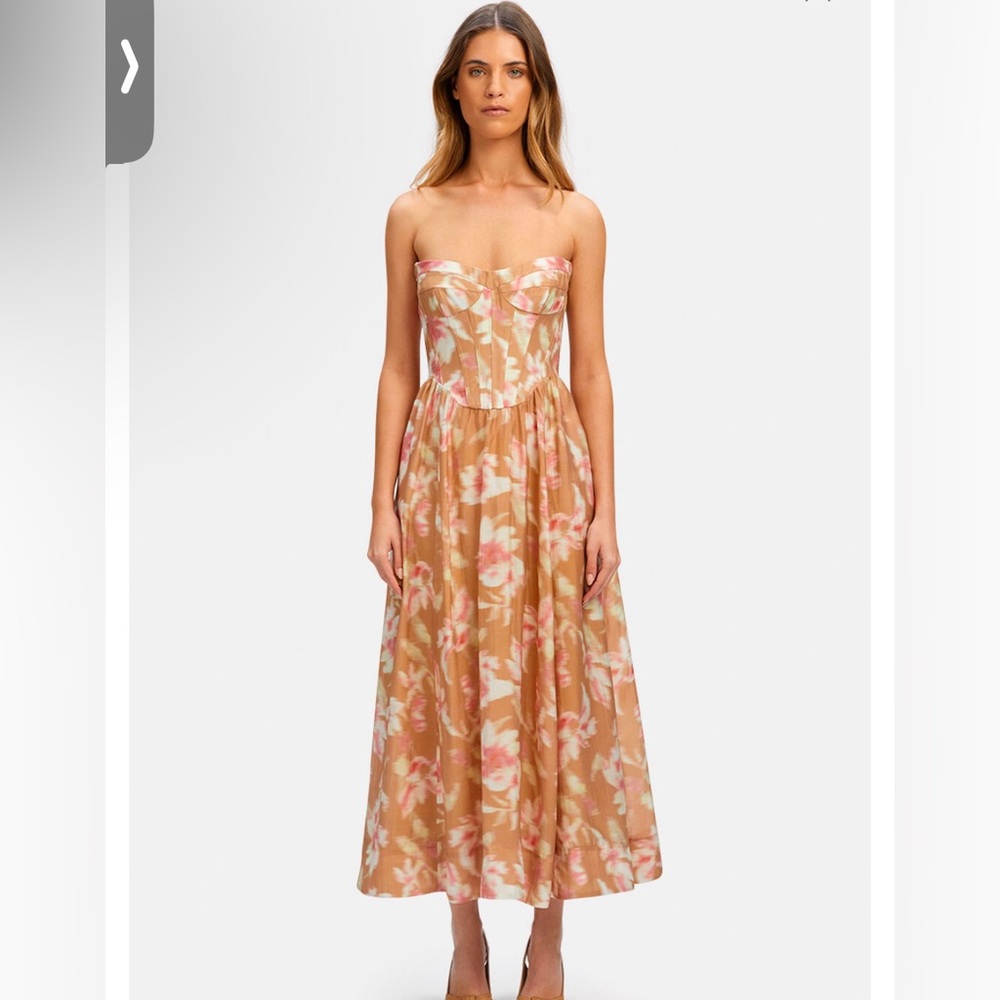 Bardot Lola corset midi dress, US Size 4 NWT never worn